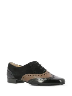 ALBA TECI Lace-Ups* black~taupe
