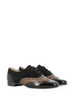 ALBA TECI Lace-Ups* black~taupe