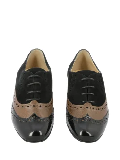 ALBA TECI Lace-Ups* black~taupe