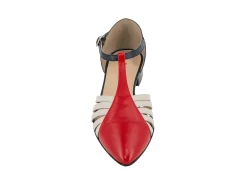 ALBA TECI Ballerina Flats* navy~red~white