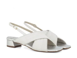 AMALFI Heels* white~silver
