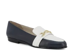 AMALFI Ballerina Flats* navy~white