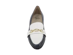 AMALFI Ballerina Flats* navy~white