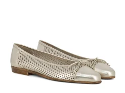 AMALFI Ballerina Flats* platino