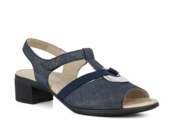 ARA Sandals* navy metallic