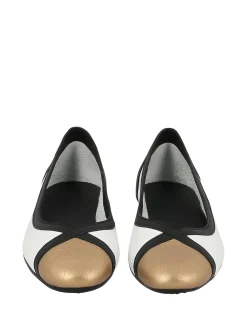 ARCHE Ballerina Flats* white~gold