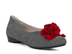 BELLA COMFORTO Ballerina Flats* black~white