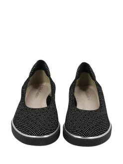 BELLA COMFORTO Ballerina Flats* black~white print