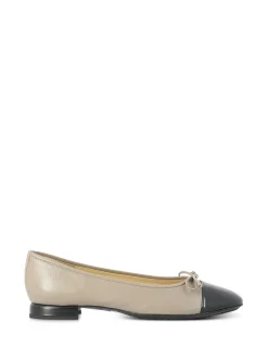 BRUNATE Ballerina Flats* taupe~black