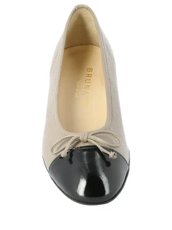 BRUNATE Ballerina Flats* taupe~black