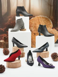 CHARLES COOPER Ankle Boots* dark taupe