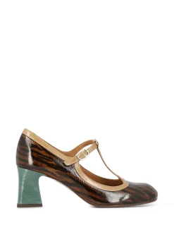 CHIE MIHARA Heels* brown leopard