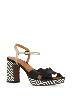 CHIE MIHARA Heels* black print