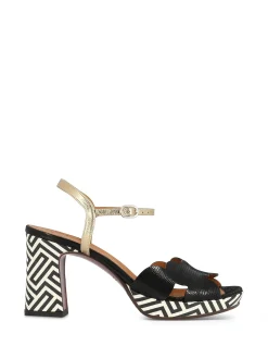 CHIE MIHARA Heels* black print