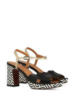 CHIE MIHARA Heels* black print