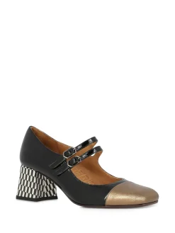 CHIE MIHARA Heels* black~bronze