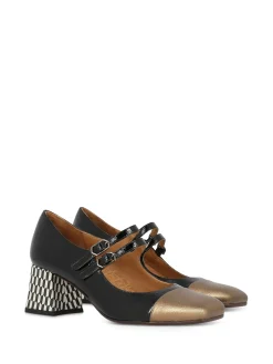 CHIE MIHARA Heels* black~bronze