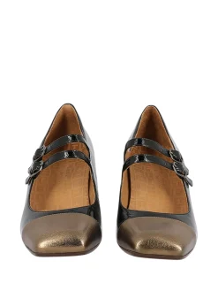 CHIE MIHARA Heels* black~bronze