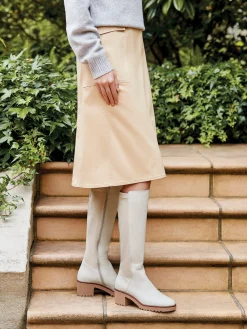 DL SPORT Long Boots* latte