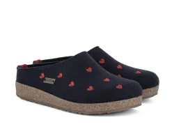HAFLINGER Slippers* mid blue
