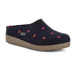 HAFLINGER Slippers* mid blue