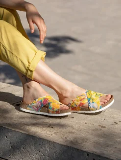 HAFLINGER Slides* yellow multi