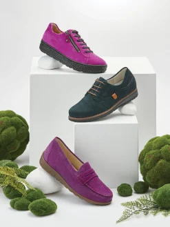 HARTJES Lace-Ups* pink~black sole