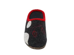 HARTJES Slippers* black~red