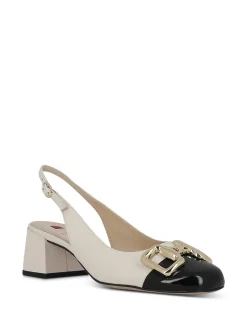 HOGL Ballerina Flats* cream~black