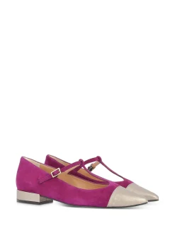HUGO SHEPPARD Ballerina Flats* fuchsia~multi