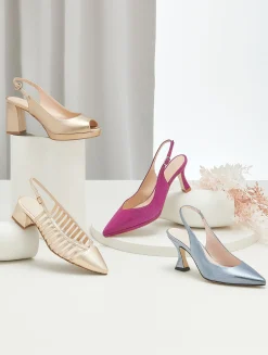 HUGO SHEPPARD Heels* platino