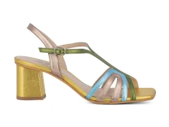 JONI Sandals* metallic multi