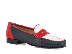 LOGGIA Loafers* navy~red~white
