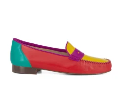 LOGGIA Loafers* red~pink~yellow