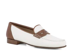 LOGGIA Loafers* white~tan