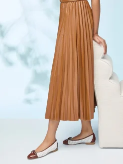 LORBAC Ballerina Flats* cognac~white