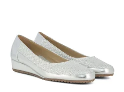 LUCA GROSSI Wedges* silver metallic