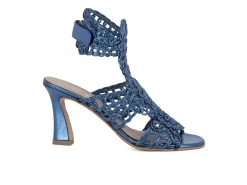 MASCARO Sandals* metallic blue