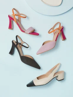 MASCARO Heels* black~ivory