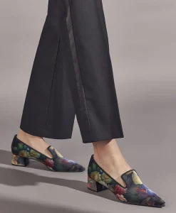 MASCARO Slip-Ons* green floral