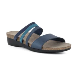 MUNRO Slides* blue metallic