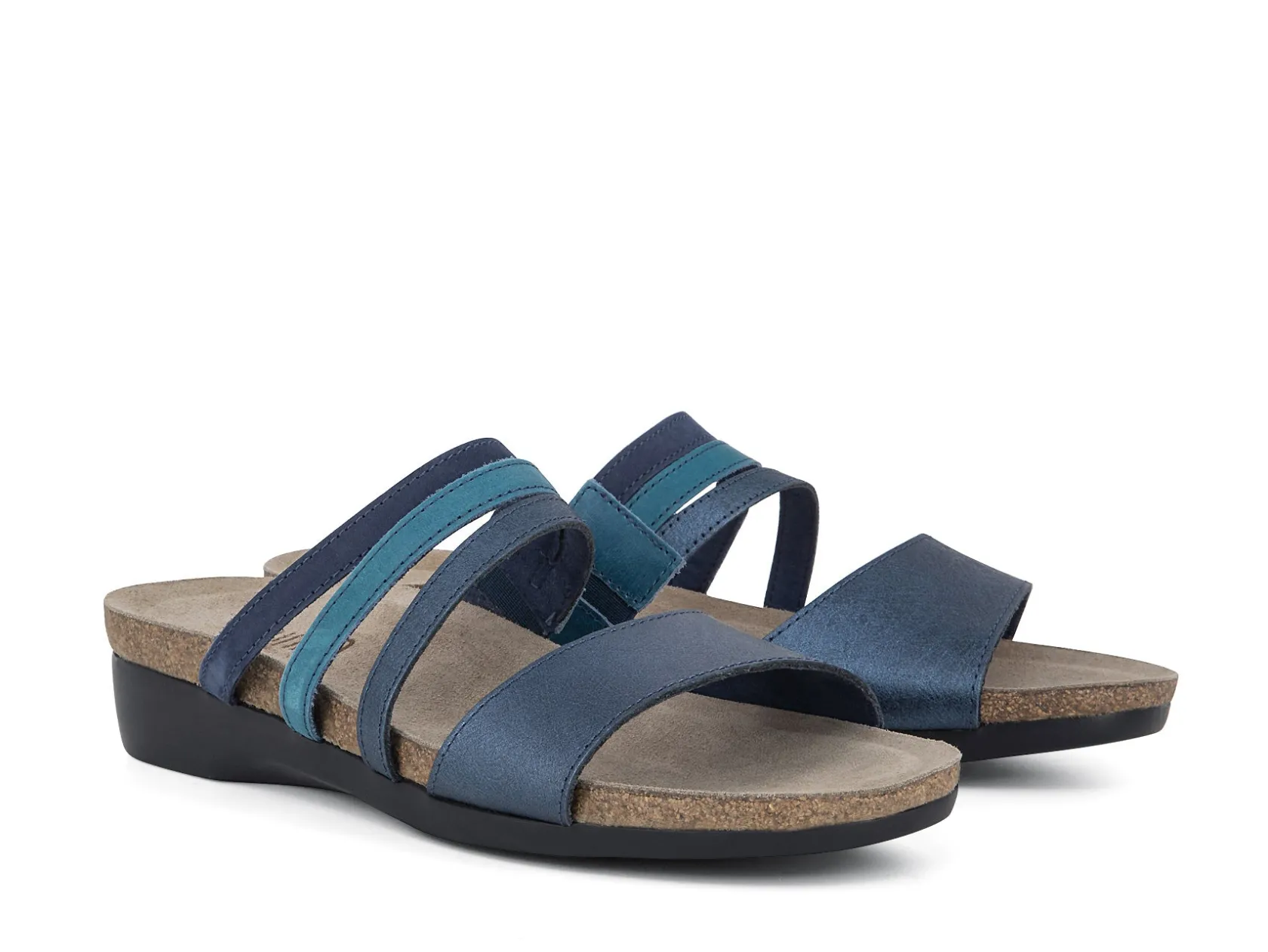 MUNRO Slides* blue metallic
