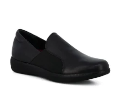 MUNRO Slip-Ons* black lea