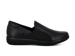 MUNRO Slip-Ons* black lea