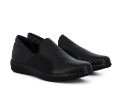 MUNRO Slip-Ons* black lea