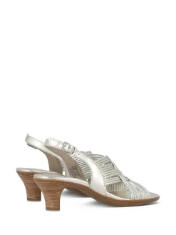MUNRO Heels* silver metallic