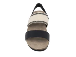 MUNRO Sandals* black~ivory