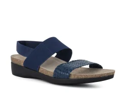 MUNRO Sandals* navy weave