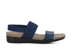 MUNRO Sandals* navy weave