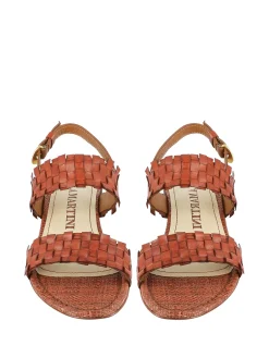 PAOLA MARTINI Sandals* cognac